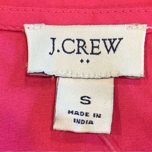 J Crew Factory Sleeveless Ruffle Top in Wild Berry Pink Size Small - Picture 7 of 13